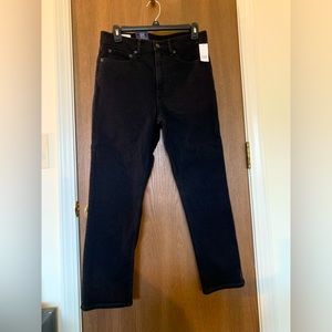 Gap Cigarette High Rise Jeans, black, size 29 / 8P, NWT